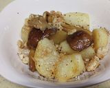 やみつき★なめこと長芋のバター醤油焼き作り方6写真