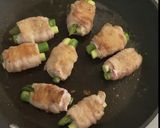 アスパラの豚肉巻き〜甘辛マスタードソース作り方3写真