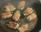 アスパラの豚肉巻き〜甘辛マスタードソース作り方4写真