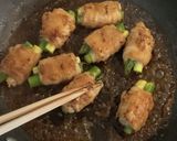 アスパラの豚肉巻き〜甘辛マスタードソース作り方5写真