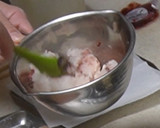 大葉たっぷり梅おろしと冷たいとり天うどん作り方4写真