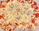 食パンで作るベーコンピザ作り方5写真
