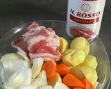 トマト缶で作る肉じゃが作り方1写真
