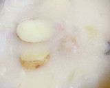 甘旨！新じゃがと新玉ねぎの白味噌汁♪作り方5写真
