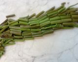 今が旬！わらびとえりんぎの炊き込みご飯♪作り方1写真