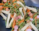 今が旬！わらびとえりんぎの炊き込みご飯♪作り方3写真