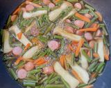 今が旬！わらびとえりんぎの炊き込みご飯♪作り方4写真