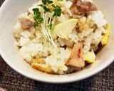筍と鶏肉の炊き込みご飯☆作り方8写真