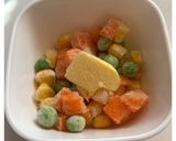 鶏そぼろ〜4色お弁当〜1歳5ヶ月作り方2写真