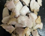 優しい出汁の鶏肉としいたけの卵とじそば作り方3写真
