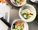 根菜茄子簡単きな粉生姜ジェノバ風野菜炒め作り方4写真