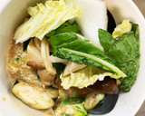 根菜茄子簡単きな粉生姜ジェノバ風野菜炒め作り方13写真