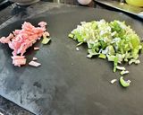 ネギとラー油のピリ辛チャーハン作り方2写真