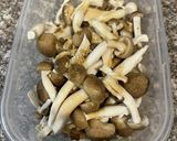 しめじのレンチン蒸し(中華風)作り方1写真