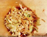 味噌とごま油香る♪豚肉のネギキャベソース作り方5写真