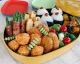 ソフトチキンとフライでタコスでお弁当作り方5写真