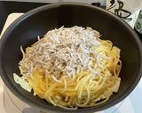 しらすとキャベツのペペロンチーノ作り方3写真