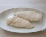 スナップエンドウとささみの塩昆布サラダ作り方2写真