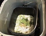 緑の青汁食パン（抹茶オレ風味）作り方1写真
