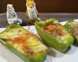 サバ味噌缶のピーマンチーズ焼き作り方7写真
