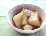 うずらと厚揚げの角煮風【うずら.com】作り方4写真