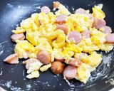 ソーセージと卵のおにぎり作り方3写真