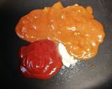 スパゲッティーソースを変身①オムライス作り方1写真