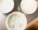 肉無根菜たっぷり簡単スタミナ丼味野菜炒め作り方2写真
