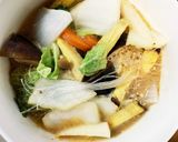 肉無根菜たっぷり簡単スタミナ丼味野菜炒め作り方18写真