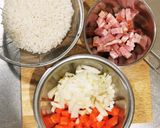 炊飯器でケチャップライス☆オムライスにも作り方1写真