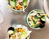 簡単きな粉コク旨味豚こま大根青椒肉絲風作り方11写真