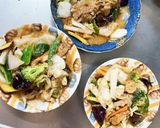 簡単きな粉コク旨味豚こま大根青椒肉絲風作り方15写真