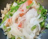 新玉ねぎと紅鮭のホイルで包まない焼き♪作り方3写真