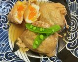半熟卵の巾着煮作り方9写真