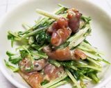 ★簡単★スタミナ水菜サラダ作り方5写真