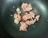 豚ひき肉とキムチのレタスチャーハン♬作り方4写真