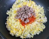 豚ひき肉とキムチのレタスチャーハン♬作り方9写真