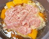 ほっこり優しい♡かぼちゃの鶏そぼろ煮♪作り方2写真