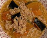 ほっこり優しい♡かぼちゃの鶏そぼろ煮♪作り方3写真