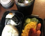 ☆おにぎり弁当☆唐揚げ・大葉&甘酢生姜作り方8写真