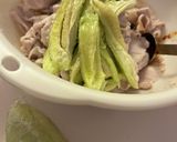 茄子と豚肉のしゃぶ風ピリ辛和え作り方4写真