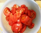 卵とトマトの中華炒め1作り方1写真