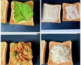 ランチ・お弁当に！かき揚げトーストサンド作り方3写真