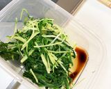 水菜のおかか和え作り方4写真