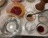 ナスのチリソース丼作り方1写真