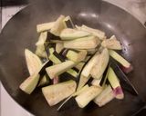 ナスのチリソース丼作り方3写真