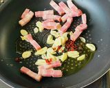 即席みそ汁・ペペロンチーノのカルボナーラ作り方7写真