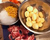 電気圧力鍋で作る味噌コーン肉じゃが作り方2写真