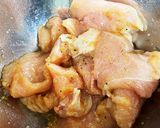 揚げない鶏天なめ茸おろしポン酢がけ作り方2写真