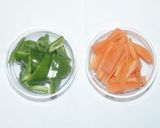 鶏ももピーマン人参のオイマヨ炒め作り方1写真